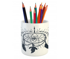 Feather Pencil Pen Holder