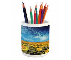 Sunflower Garden Nature Pencil Pen Holder