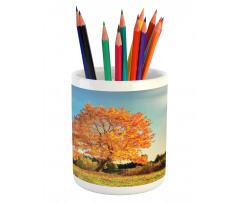 Maple Tree in Autumn Pencil Pen Holder