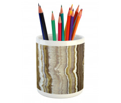 Marble Rock Patterns Pencil Pen Holder