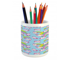 Cartoon Childish Pencil Pen Holder