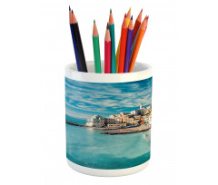 Seascape Ocean Coast Pencil Pen Holder