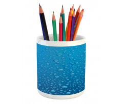 Water Drops Aquatic Rain Pencil Pen Holder