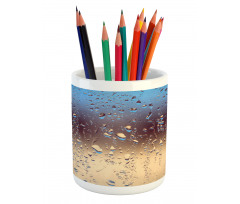 Rainy Day Window Effect Pencil Pen Holder