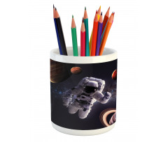 Planets Galaxies Pencil Pen Holder