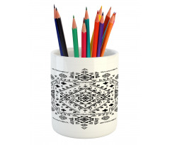 Maya Patterns Pencil Pen Holder