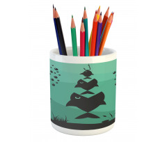 Underwater Life Themed Pencil Pen Holder