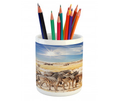 Africa Safari Park Pencil Pen Holder