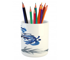 Brushstroke Work of Art Pencil Pen Holder