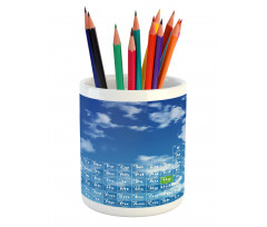 Clouds and Chemistry Pencil Pen Holder