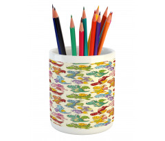 Happy Dinasours Pencil Pen Holder