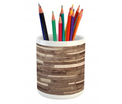 Brown Farmhouse Style Pencil Pen Holder