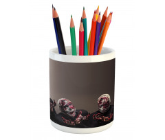 Screaming Scary Zombies Pencil Pen Holder