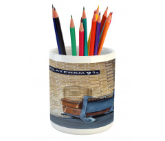 Secret Train Castle Way Pencil Pen Holder