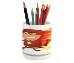 Bolt Man with Lghts Pencil Pen Holder