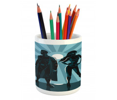 Unisex Costume Cape Pencil Pen Holder