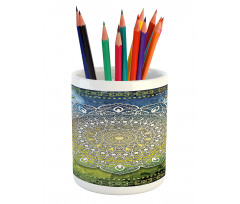 Mandala Boho Pencil Pen Holder