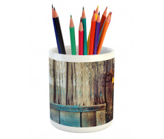 Color Details Mansion Pencil Pen Holder