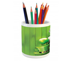 Shamrock Charm Pencil Pen Holder