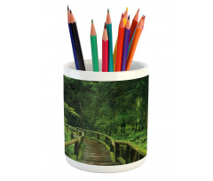 Tropical Thailand Forest Pencil Pen Holder