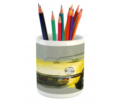 Vintage Retro Style Cuban Pencil Pen Holder