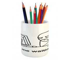 Fun Comics Meme Face Pencil Pen Holder