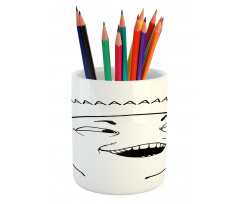 Happy Boy Meme Emojis Pencil Pen Holder