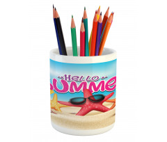 Inspirational Beach Pencil Pen Holder