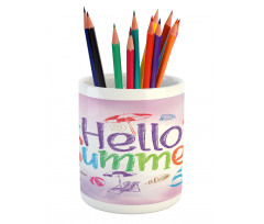 Summer Motivational Pencil Pen Holder