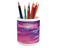 Cloudy Sunset Pencil Pen Holder