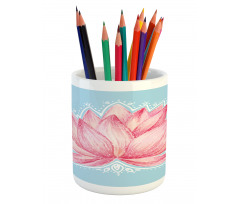 Gardening Lotus Flower Pencil Pen Holder