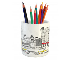 Busy City Traffic Jam Pencil Pen Holder