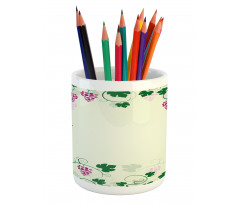 Grape Vines Fruit Garden Pencil Pen Holder