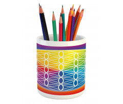 Peace Flower Child Youth Pencil Pen Holder