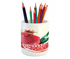 Hand Drawn Watercolor Pencil Pen Holder