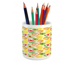 Watermelon Kiwi Avocado Pencil Pen Holder