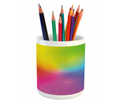 Vibrant Radiant Colors Pencil Pen Holder