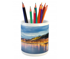 Saone River Lyon City Pencil Pen Holder