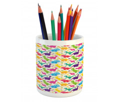 Wild Animal Kids Pencil Pen Holder