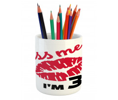 30th Birthday Kiss Pencil Pen Holder