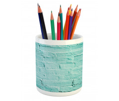 Brick Old Wall Vibrant Pencil Pen Holder