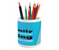 Family Writing Pencil Pen Holder