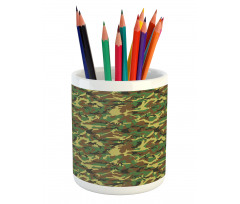 Woodland Abstract Jungle Pencil Pen Holder