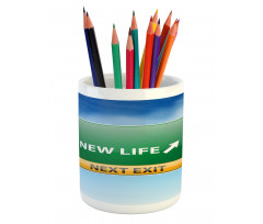 New Life Concept Pencil Pen Holder