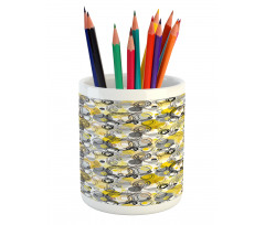 Sketchy Circles Pencil Pen Holder