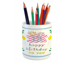 13th Birthday Gifts Pencil Pen Holder