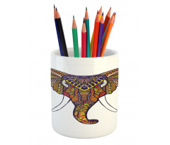 Tribal Colored Pencil Pen Holder