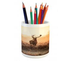 Deer Morning Sun Pencil Pen Holder