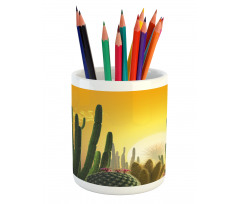 Sunset Desert Ecology Pencil Pen Holder