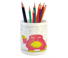 Funny Smart Monster Pencil Pen Holder